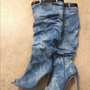 Blue Jean Boots
